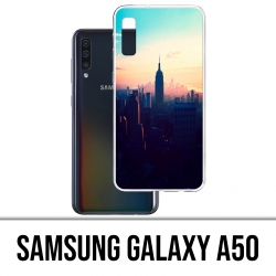 Case Samsung Galaxy A50 - New Yorker Sonnenaufgang
