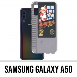 Funda Samsung Galaxy A50 - Cartucho Nintendo Nes Mario Bros.