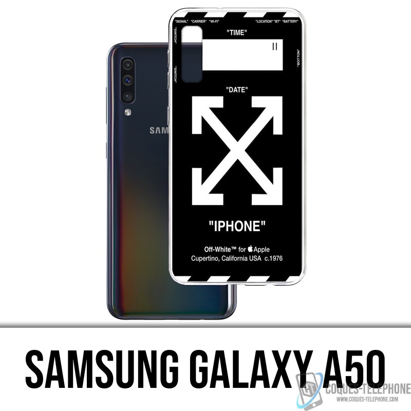 Coque Samsung Galaxy A50 - Off White Noir