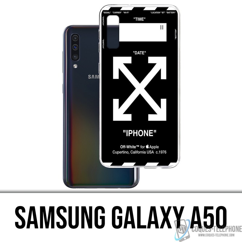 Samsung Galaxy A50 Custodia - Off White Black