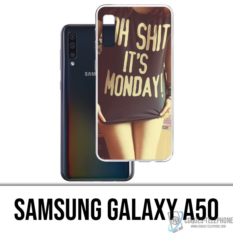 Funda Samsung Galaxy A50 - Oh Mierda Chica de Lunes