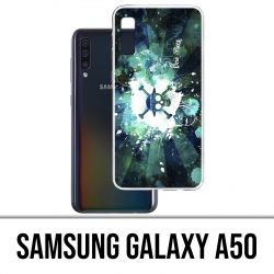 Samsung Galaxy A50 Custodia - Un pezzo unico neon verde