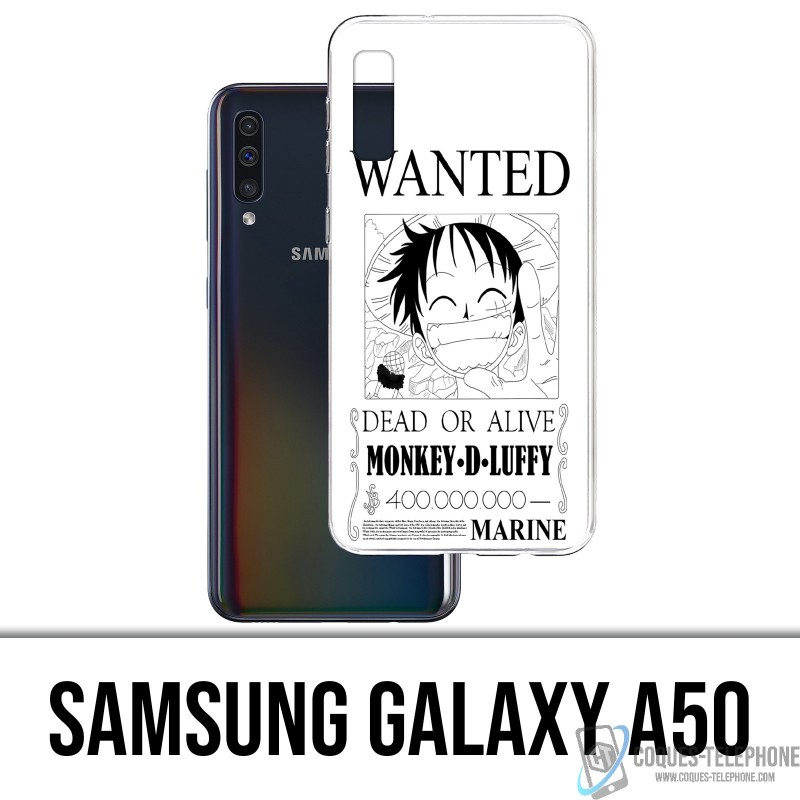 Coque Samsung Galaxy A50 - One Piece Wanted Luffy