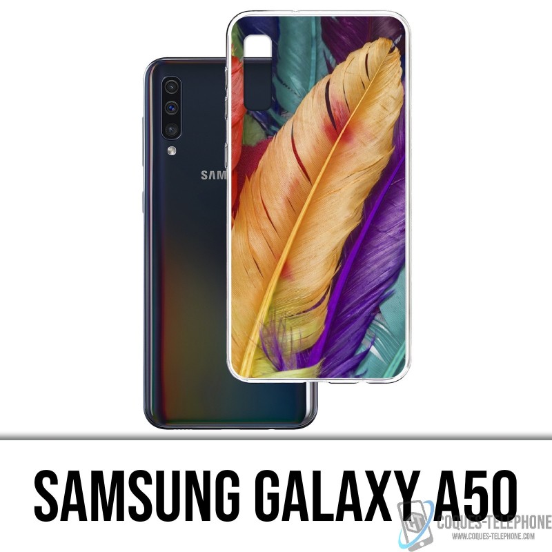 Samsung Galaxy A50 Custodia - Piume