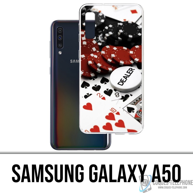 Samsung Galaxy A50 Custodia - Poker Dealer