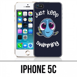Coque iPhone 5C - Just Keep Swimming