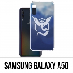 Case Samsung Galaxy A50 - Pokémon Go Team Blue Grunge