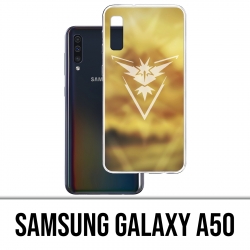 Samsung Galaxy A50 Case - Pokémon Go Team Yellow Grunge