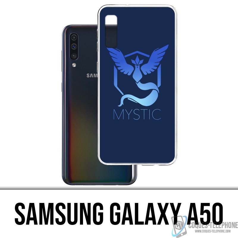 Coque Samsung Galaxy A50 - Pokémon Go Team Msytic Bleu