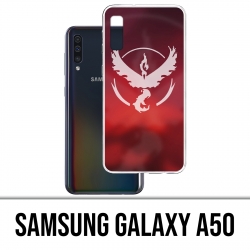 Samsung Galaxy A50 Case - Pokémon Go Team Red Grunge