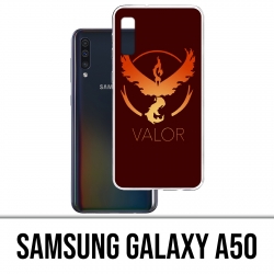 Case Samsung Galaxy A50 - Pokémon Go Team Rot