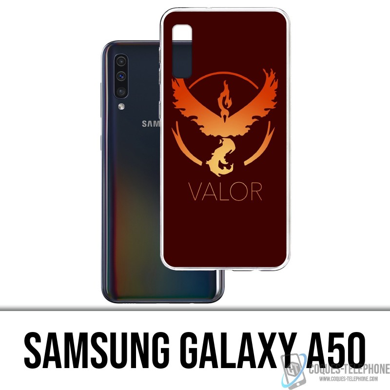 Case Samsung Galaxy A50 - Pokémon Go Team Rot