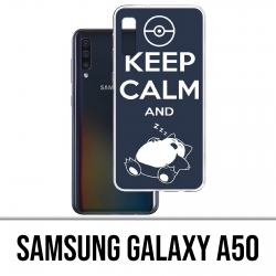 Samsung Galaxy A50 Case - Pokémon Ronflex Keep Calm