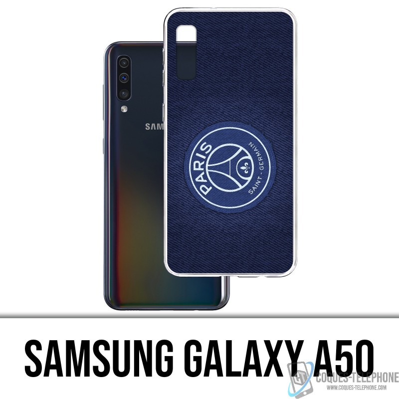 Funda Samsung Galaxy A50 - Fondo Azul Minimalista Psg