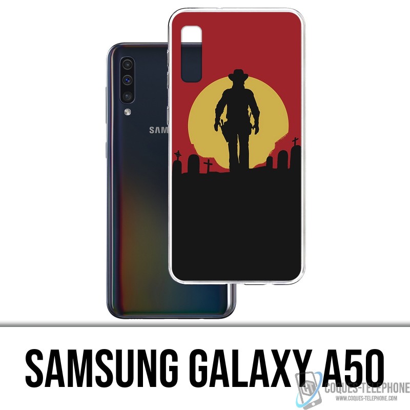 Samsung Galaxy A50 Funda - Red Dead Redemption Sun