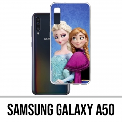 Samsung Galaxy A50-Case - Schneekönigin Elsa und Anna