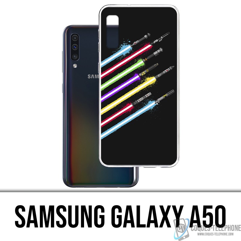 Samsung Galaxy A50 Custodia - Star Wars Laser Saber