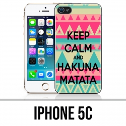 Coque iPhone 5C - Keep Calm Hakuna Mattata