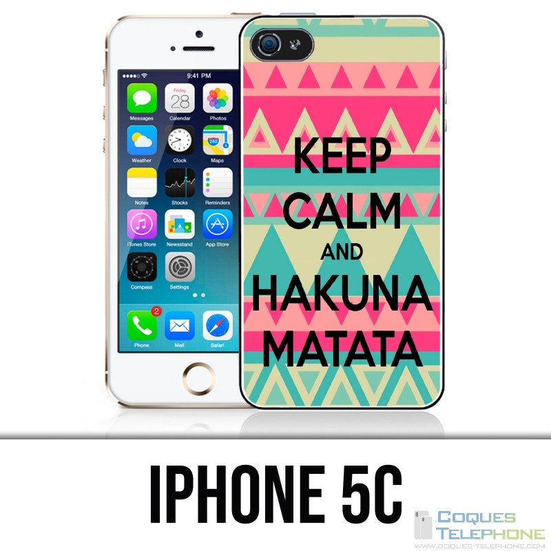 IPhone 5C Fall - behalten Sie Ruhe Hakuna Mattata