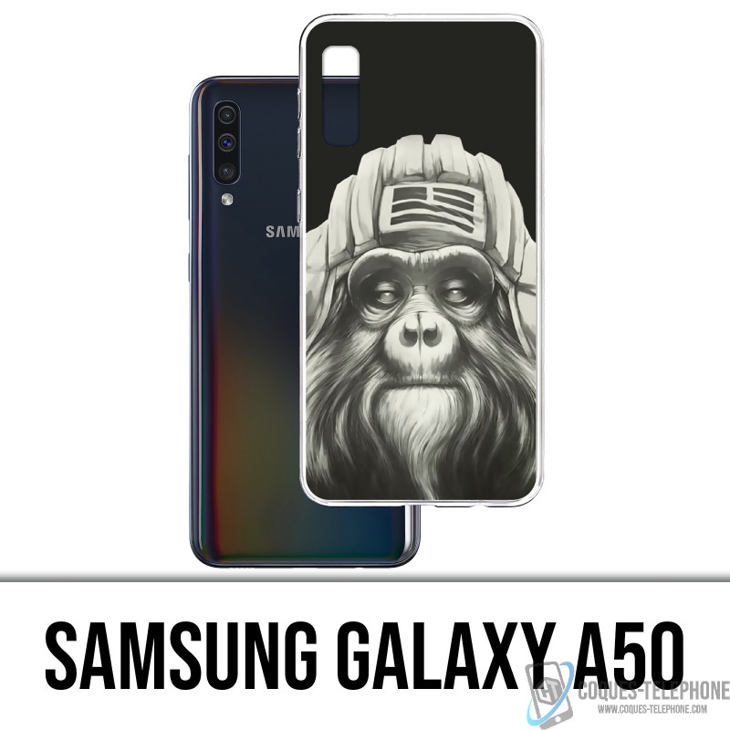 Samsung Galaxy A50 Custodia - Monkey Monkey Aviator