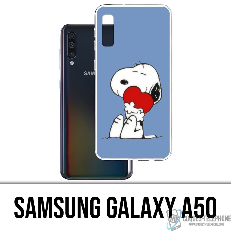 Samsung Galaxy A50 Case - Snoopy Heart