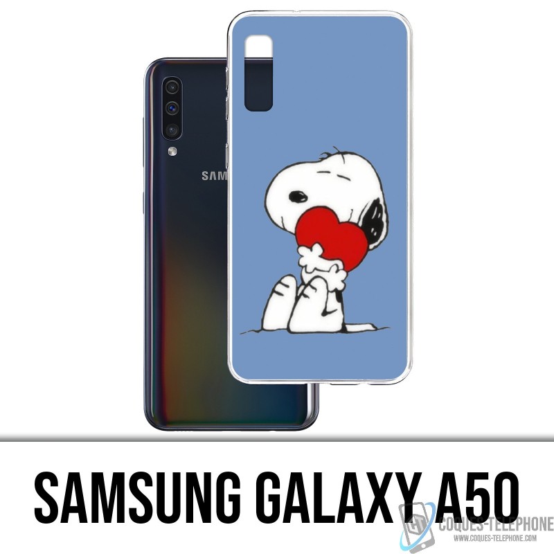 Samsung Galaxy A50 Custodia - Snoopy Heart