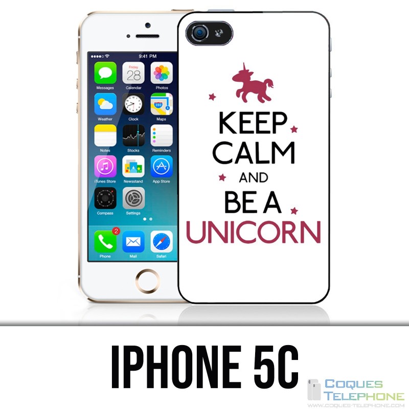 IPhone 5C Hülle - Keep Calm Unicorn Unicorn