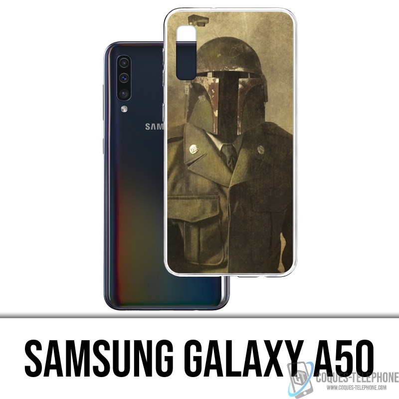 Samsung Galaxy A50 Custodia - Star Wars Vintage Boba Fett