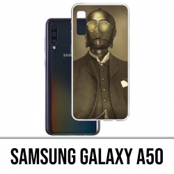 Samsung Galaxy A50 Custodia - Star Wars Vintage C3Po
