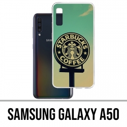 Coque Samsung Galaxy A50 - Starbucks Vintage