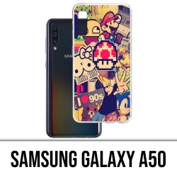 Coque Samsung Galaxy A50 - Stickers Vintage 90S
