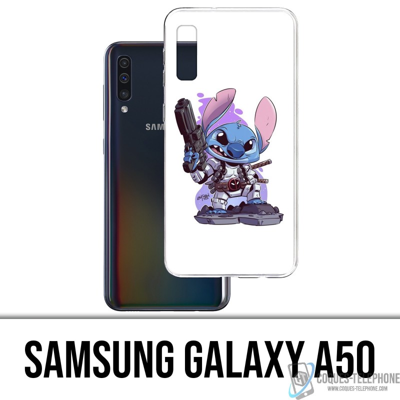 Coque Samsung Galaxy A50 - Stitch Deadpool