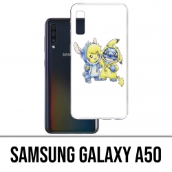 Samsung Galaxy A50 Custodia - Stitch Pikachu Baby