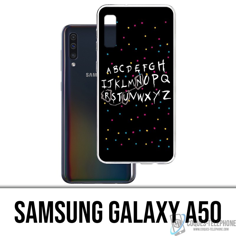 Samsung Galaxy A50 Case - Das Alphabet der seltsamen Dinge