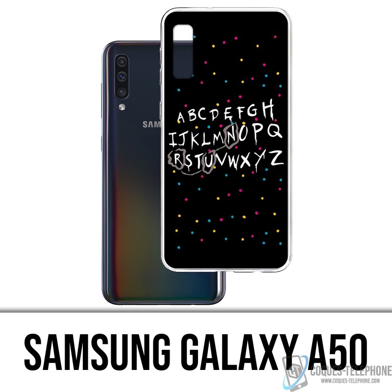 Samsung Galaxy A50 Funda - Alfabeto de cosas extrañas