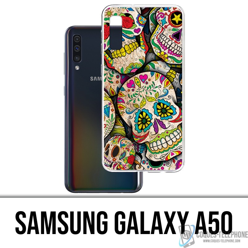 Coque Samsung Galaxy A50 - Sugar Skull