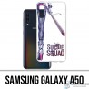 Coque Samsung Galaxy A50 - Suicide Squad Jambe Harley Quinn