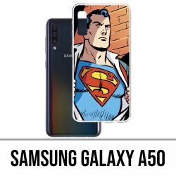 Coque Samsung Galaxy A50 - Superman Comics
