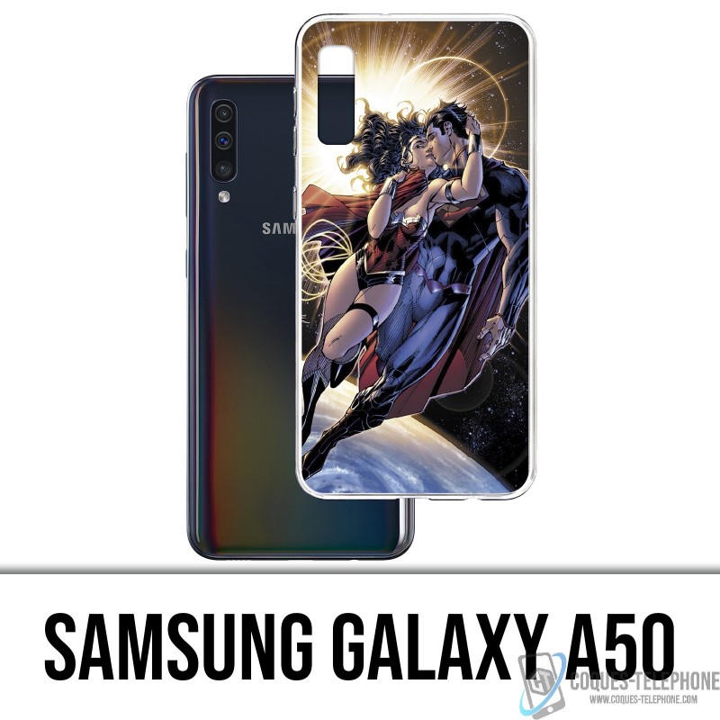 Samsung Galaxy A50 Case - Superman Wonderwoman