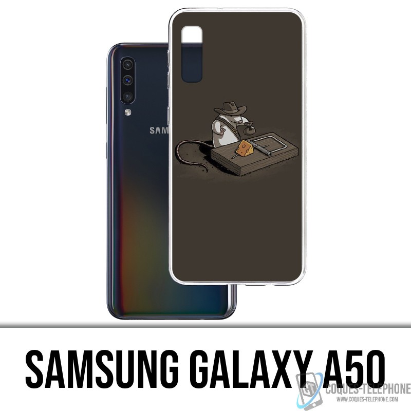 Coque Samsung Galaxy A50 - Tapette Souris Indiana Jones