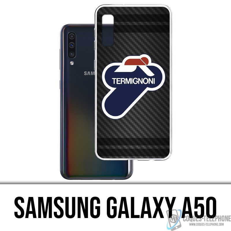 Coque Samsung Galaxy A50 - Termignoni Carbone