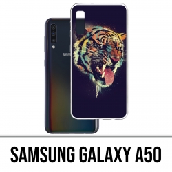 Coque Samsung Galaxy A50 - Tigre Peinture