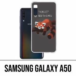 Coque Samsung Galaxy A50 - To Do List Panda Roux