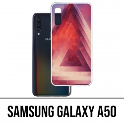 Samsung Galaxy A50 Custodia - Triangolo astratto