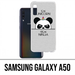 Coque Samsung Galaxy A50 - Unicorn Ninja Panda Licorne