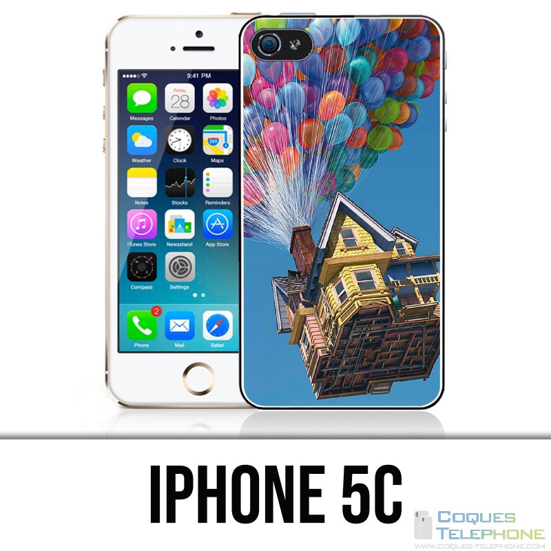 Funda iPhone 5C - Los globos de la casa superior