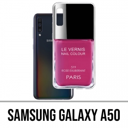 Coque Samsung Galaxy A50 - Vernis Paris Rose