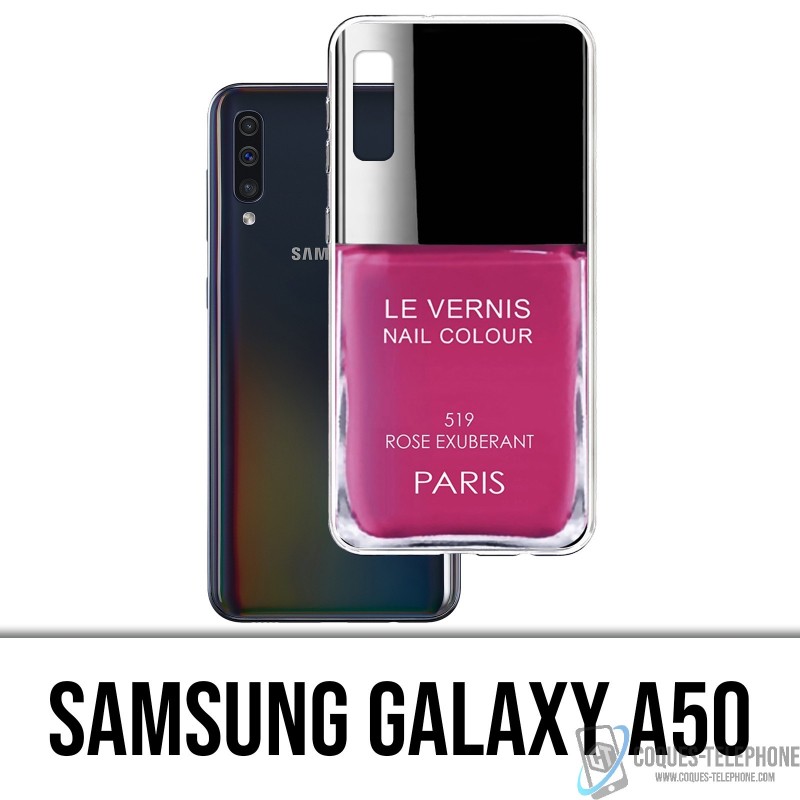 Samsung Galaxy A50 Case - Paris Pink Varnish