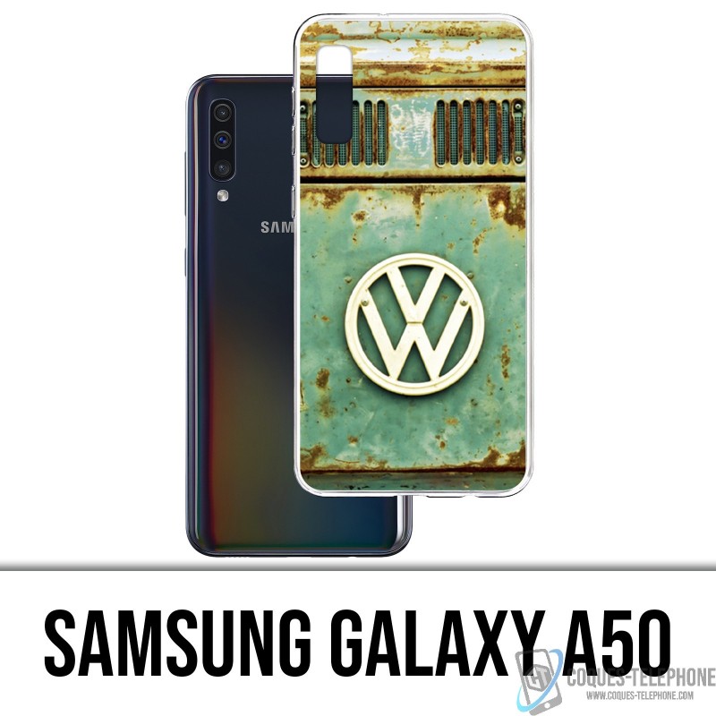 Samsung Galaxy A50 Custodia - Logo Vw Vintage
