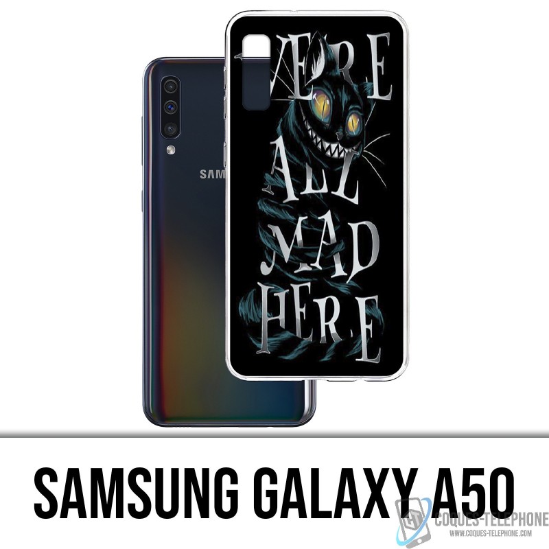 Samsung Galaxy A50 Case - Were All Mad Here Alice In Wonderland